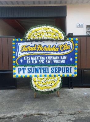 Papan Bunga Duka di Sungai Baru